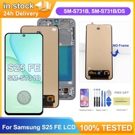 6.62''OLED S25 FE 5G For Samsung Galaxy S25 FE 5G SM-F731B Display Touch Screen Digitizer Assembly R
