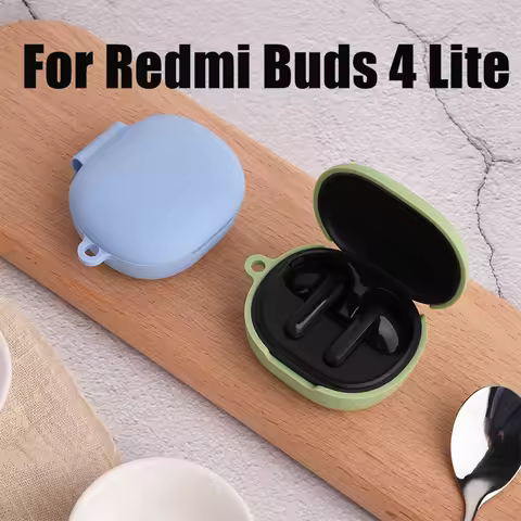 Silicone Case For Xiaomi Redmi Buds 4 Lite Buds 3 Lite Cover Redmi Buds4 Lite Buds3 Lite Cover Earph