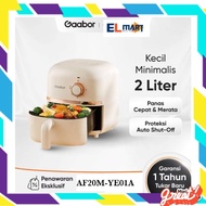 Gaabor Mini Air Fryer 2L Oil-Free Fryer AF20M YE01A