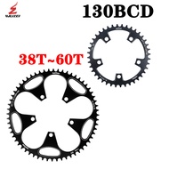 WUZEI 130 BCD Bicycle Chainring Positive and negative teeth 38 40 42 44 46 48 50 52 54 56 58 60T 130