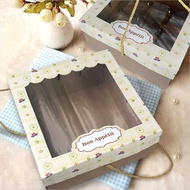 Bon Apetitt Tart Cake Box | Cake Box | Cake Cake | Brownies | Aster Box 7 (13cm) | Size 25 x 25 x 13