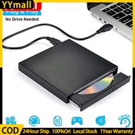 External DVD Optical Drive USB2.0 CD/DVD-ROM CD Player Reader Recorder for Laptop burning
