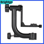 Brightgo-my Heavy Duty Metal Panoramic Gimbal Tripod Head with Arca-Swiss Standard Quick Release Pla