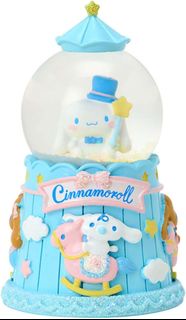 全新日本正版 cinnamoroll 玉桂狗 大耳狗 小白狗 XMAS 水晶球 聖誕節禮物
