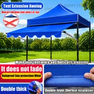 Awning for Portable Canopy kanvas kanopi 6x6 8X8 10X10 Roof Tent extension fabric kanvas khemah Kano