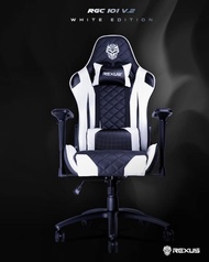 REXUS GAMING CHAIR / KURSI GAMING RGC 101 WHITE / PUTIH V2 TBK
