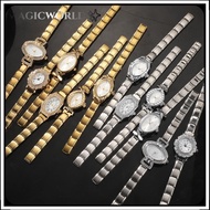DIY Ellipse Simple Watch Men Women'S 9MM Width Italian Elastic Charm Stainless Watch Header Linker B