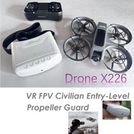 Drone: VR FPV Civilian Entry-Level, 25Min Endurance, Propeller Guard, Idea Gift X226