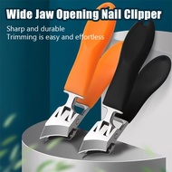 Nail Clippers Wide Jaw Opening Stainless Steel Fingernail Clipper Thick Hard Toenail Cutter Manicure