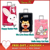 [M'sia] Ready Stock Luggage Cover Dust-proof Cover Trolley Baggage Cover 1LLC