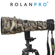 ROLANPRO Lens Clothing Camouflage Camera Coat Rain Cover for Nikon AF-S 400mm F2.8G ED VR Lens Prote