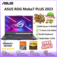 【ASUS Local Warranty】New  ASUS ROG Moba7 PLUS 2023 Laptop/ASUS ROG Strix G17 17.3Inch 240Hz Computer Notebook/ AMD R9-7845HX RTX4060/RTX4070 Notebook/RGB Backlit Keyboard/ASUS Gaming Laptop