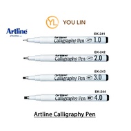 Artline Calligraphy Pen Black Ink 1.0, 2.0, 3.0, 4.0mm