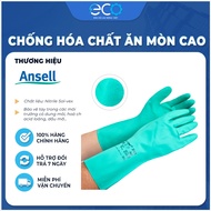 Ansell 37-175 chemical and grease protective dishwashing gloves are highly thick and durable