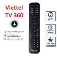 Điều khiển viettel box TV 360 có chức năng giọng nói Blutooth remote tv 360 hàng chính hãng phím êm 