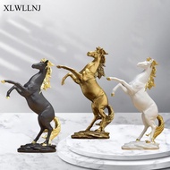 XLWLLNJ SiaBiced Galloping Horse Figurine Decoration Powerful Animal Horse Statue Decoration Home