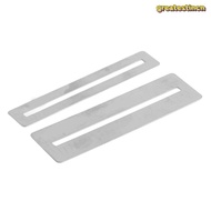 GREAT 3Sets Guitar Fret Guard, Silver Color 7.8cm Size Fret Wrap, Professional Steel Fret Protector 