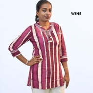 Graceline Modern Kurti - Premium cotton works - bigger cutting