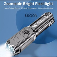 Smiling Shark LED Torchlight Rechargeable 622A Waterproof 小手电筒USB充电