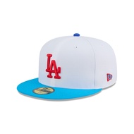 New Era หมวกรุ่น 59FIFTY PACK- RAMUNE LOS ANGELES DODGERS COOPERSTOWN 2-TONE BLUE FANATIC VISOR WHIT