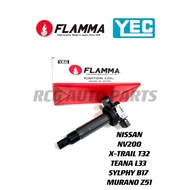 Yec Flamma Japan Ignition Plug Coil for Nissan NV200 Teana L33  Sylphy B17 MuranoZ51 X-Trail T32 IGC