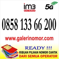 Nomor Cantik IM3 Indosat Prabayar Support 5G Nomer Kartu Perdana 0858 133 66 200