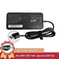 20V 14A 280W AC DC Adapter  For Delta ADP-280BB B Charger For MSI GE66 GE76 GP76 GP66 Power Supply S