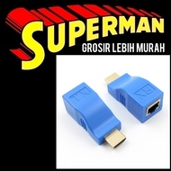 (S10) Hdmi EXTENDER 30M 30meter over single lan Cable rj45 superman jogja supermanjogja