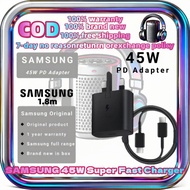 Samsung 45W Power Adapter Super Fast Charging 2.0 PPS PD 3.0 UK Plug Travel Charger with 5A Type-C t