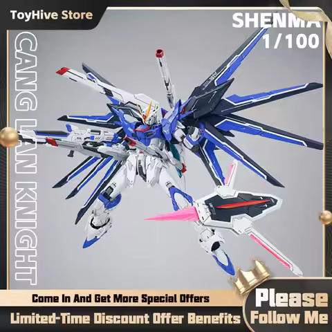 SHENMA Model Blue Knight 1/100 Custom Rising Freedom Mecha GK Modified Full Transformable MA Anime R