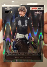 F1 Topps Chrome Kimi Antonelli /10 RC F1 card F1賽車卡