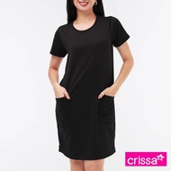Crissa Waffle Knits Short Sleeves Dress CSDT16-0076