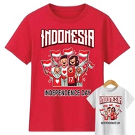 INDONESIAN INDEPENDENCE AUGUST 17 T-SHIRT INDONESIAN INDEPENDENCE DAY-RI-14/ INDONESIAN HAPPY CHILDR