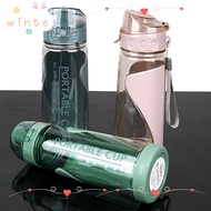 WINTE 500ml Sports Water Bottle Gym Leakproof Portable Plastic