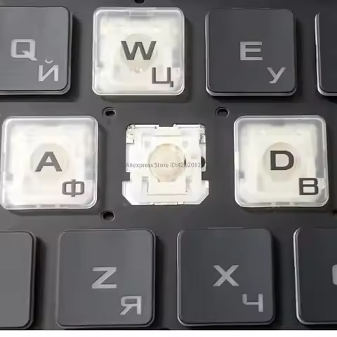 Russi Replacement Keyboard Laptop KEY & Clips For Asus ROG Strix G15 2021 G513Q G513QY G513QM G513RC