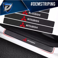 4 pecs 3D carbon stickers, mitsubishi pajero triton x Prince car safety stickers