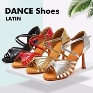 Women's Latin Salsa Dance Shoes Suede Sole Design Indoor Ballroom Dance Shoes