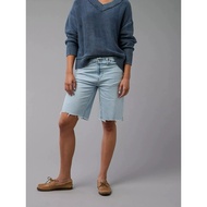 American Eagle High Elasticity Soft Denim Shorts Loose Feel Slimmer Look Versatile Classic Style Sim