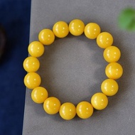 10mm天然雞油黃蜜蠟設計單圈素串手串