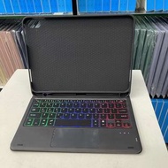 2024新款ipad藍牙鍵盤保護套帶筆11寸2024蘋8果9平板4air5磁吸殼套裝2018一體2 升級上筆槽 輕薄便攜 全新配色 顏值高