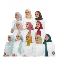 SG INSTOCK 🛒SATIN MATTE TRISHAWL BAWAL WITH INNER ATTACHED