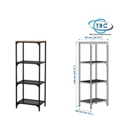 FJALLBO Shelving Unit Size: 50x136 cm Black -  100% GENUINE IKEA