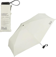 WPC IZA 男士雨傘 緊湊手掌尺寸 減輕攜帶壓力 簡約/商務男士遮陽傘 晴/雨折疊太陽遮 超強防水 防uv - 白色 【ZA003-908-102-OF】