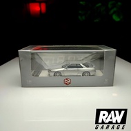 Focal Horizon 1: Nissan Skyline64 GTR R34 R33 400R R32 Silver Metallic Grey Diecast Open Hood