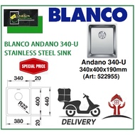 BLANCO ANDANO 340 U STAINLESS STEEL SINK