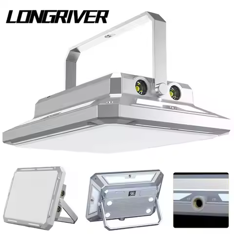 LONGRIVER KXK-686 Camping Lamp,Super Bright Type-c Rechargeable Strong Magnetism Work Light Infinite
