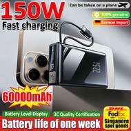 【battery life of one week】power bank 150w fast charging powerbank 3c powerbank powerbank mini 充电宝