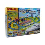 全新未開盒 Takara Tomy | Plarail Railway N700S 確認試驗車套裝連路軌 (電動火車套裝) 新幹線 軌道配件 兒童玩具 (3歲以上兒童適用)