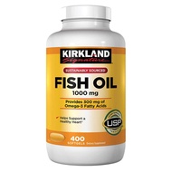 Kirkland Signature Fish Oil 1000 mg., 400 Softgels (4 Pack)