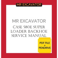 Case Tractor 580 580SE 580 SUPER E Backhoe Loader Workshop Service Manual Parts Catalog Catalogue 泥机